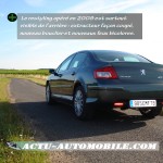Peugeot 407 restylée vue arrière