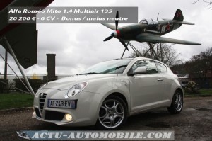 Essai Alfa Romeo MITO Selective Multi AIR 135 CH