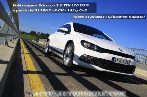 Essai Volkswagen Scirocco 2.0 TDI 170 DSG Sportline : un coupé très abouti