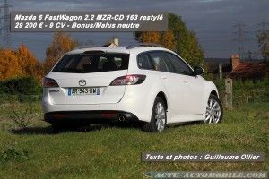 Essai Mazda 6 FastWagon Elégance MZR-CD 163 restylée : routière exemplaire