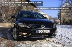 Essai Volkswagen Passat Carat TDI 140 BlueMotion : trop sérieuse ?