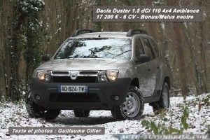 Essai Dacia Duster 1.5 dCi 110 4×4 Ambiance : Une véritable révolution