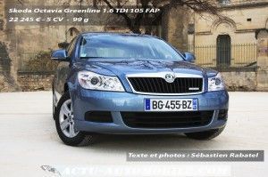 Essai Skoda Octavia Greenline : la plus économe des familiales