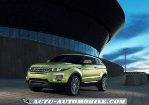 Les prix du Range Rover Evoque Coupé 2011