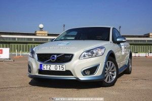 Premier essai Volvo C30 Electric, au Challenge Bibendum à Berlin