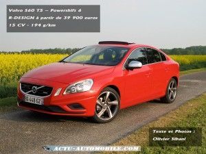 Essai Volvo S60 R-Design T5 : costume sur mesure