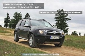 Essai 4X4 : le Dacia Duster à l’assaut des Carpates