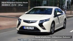 Essai Opel Ampera Cosmo Pack : la voiture du futur !