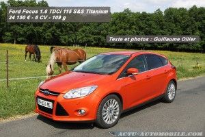 Essai Ford Focus 1.6 TDCi 115 S&S Titanium : Le pari planétaire !