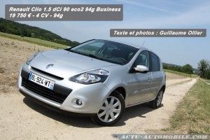 Essai Renault Clio 1.5 dCi 90 eco2 94g Business : du bonus et des équipements