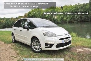 Essai Citroën C4 Picasso e-HDI 110 BMP6 Exclusive : plus technologique, plus cher !