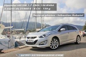 Essai Hyundai i40 SW 1.7 CDRi 136 BVA6 Pack Premium Limited : la bonne surprise