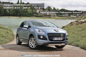 Essai Peugeot 3008 HYbrid4 : sur un filet de Watts
