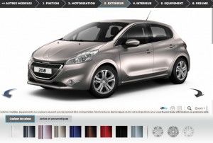 Visite du configurateur Peugeot 208 Visite du configurateur Peugeot 208