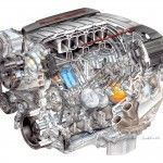 Moteur LT1 Corvette