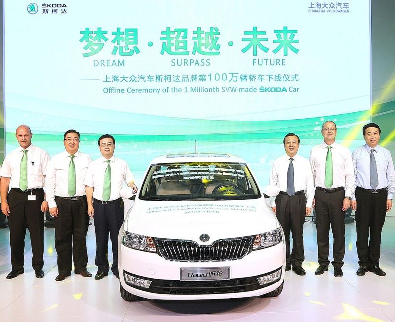Un million de Skoda produites en Chine