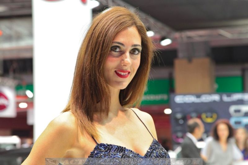 Les hôtesses du Mondial de Paris 2014