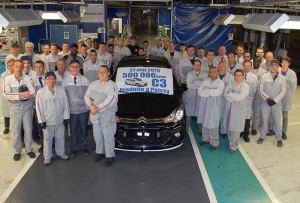 500.000 ème Citroën C3 produite à Poissy