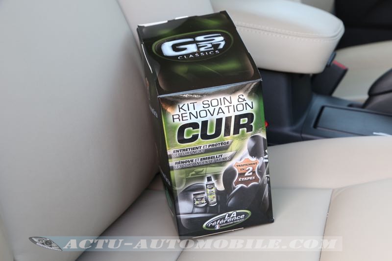 Essai kit soin & rénovation cuir GS27