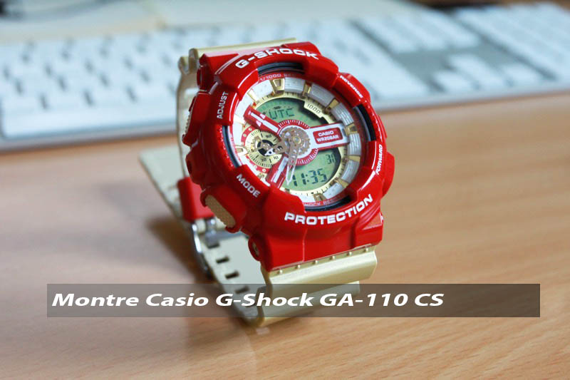 Test montre Casio GA-110 CS