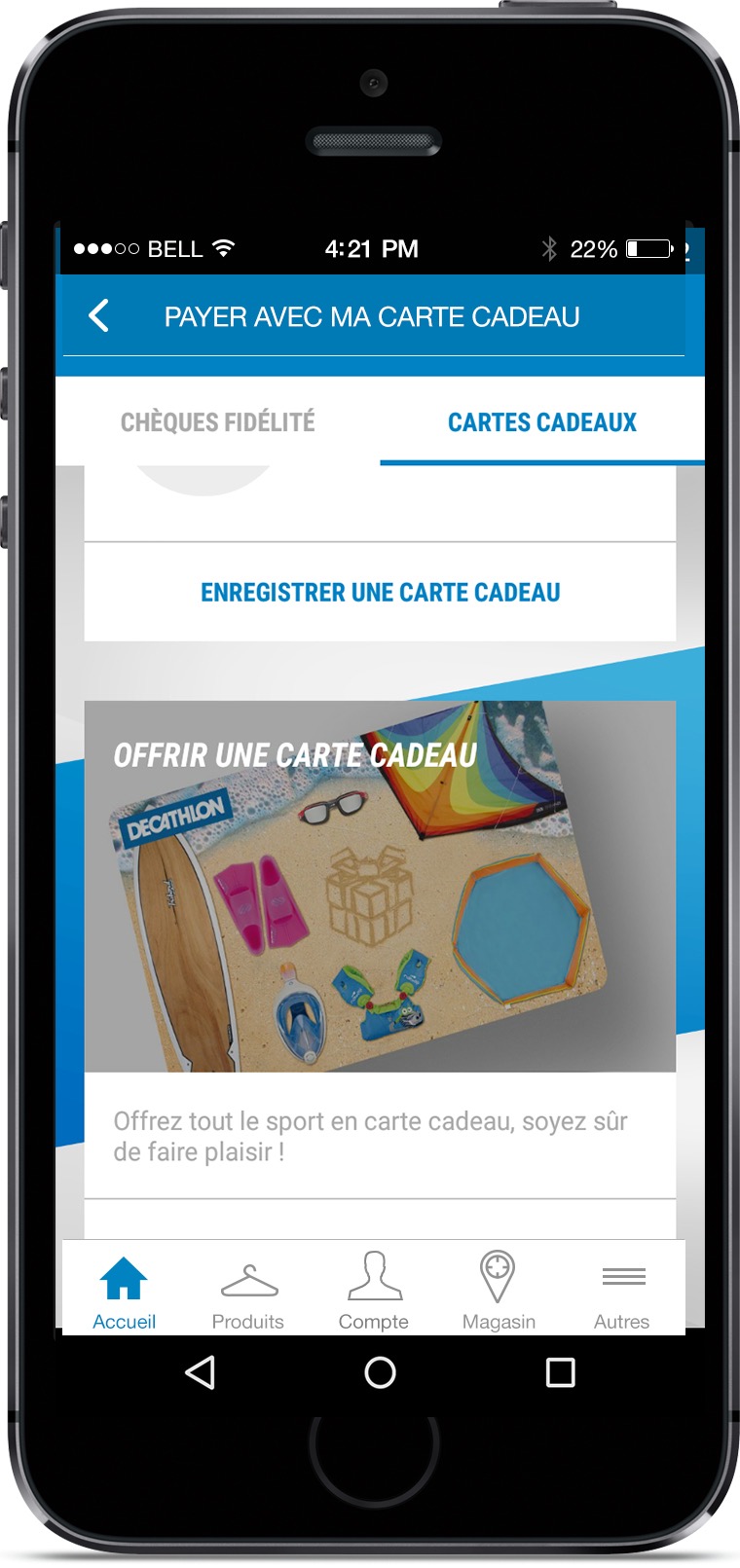Carte cadeau Decathlon