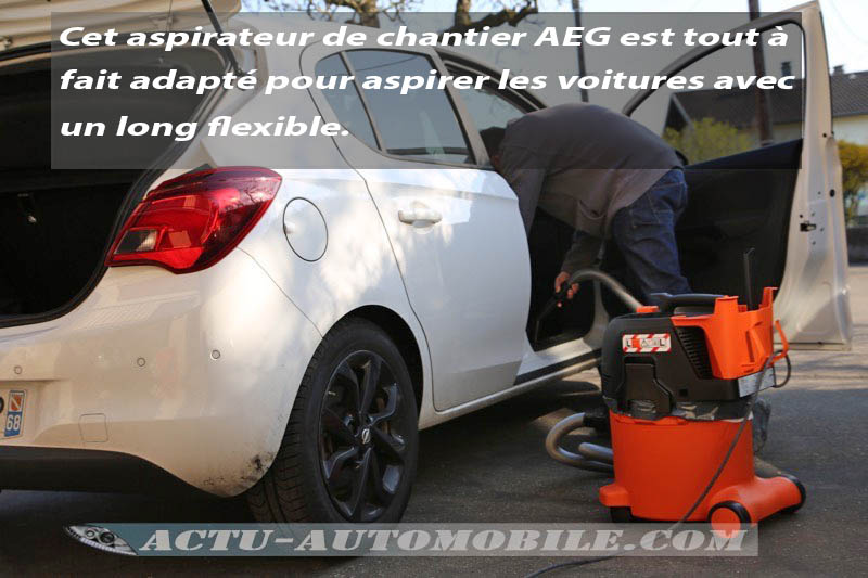 Test Aspirateur AEG Powertools Absorpt Pro 300ELCP