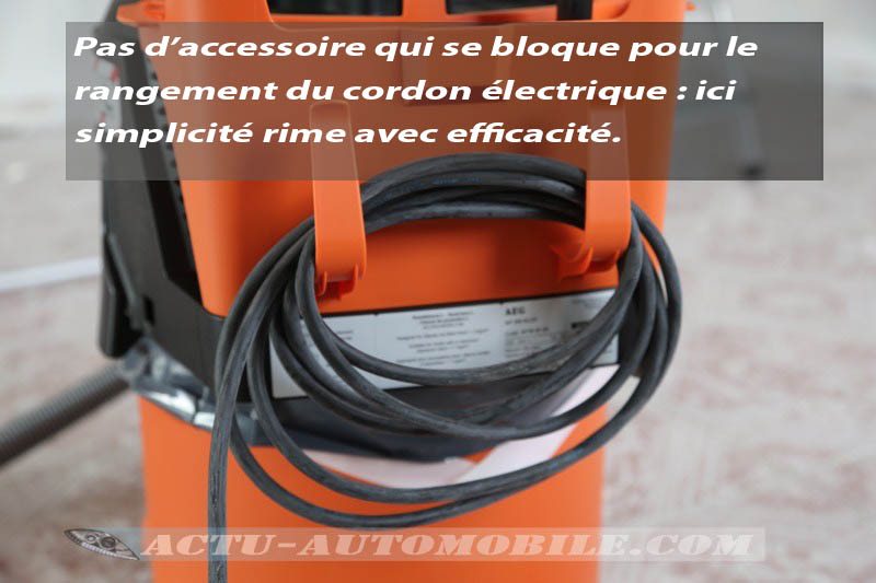 Test Aspirateur AEG Powertools Absorpt Pro 300ELCP
