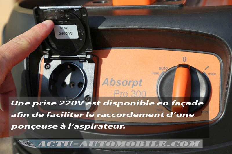 Test Aspirateur AEG Powertools Absorpt Pro 300ELCP