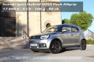 Essai nouvelle Suzuki Ignis Allgrip SHVS