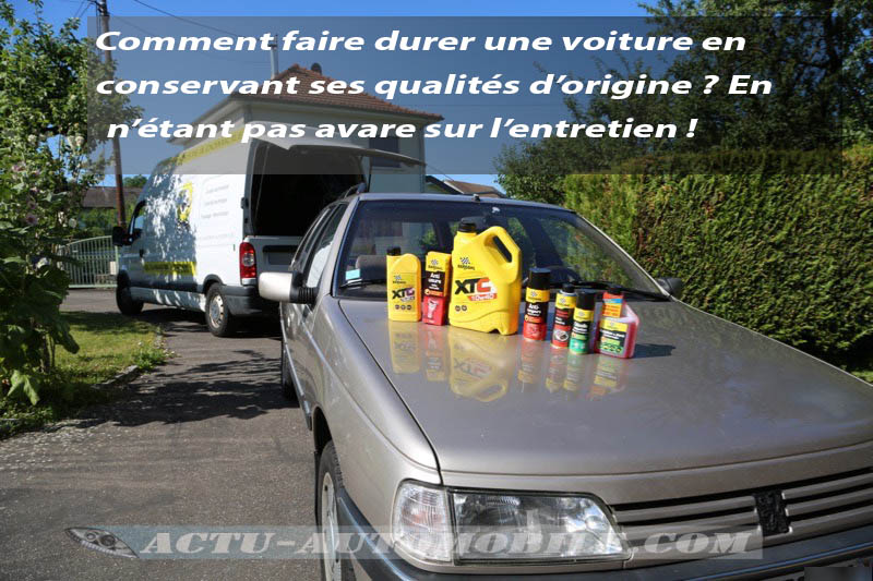 Révision d'une voiture ancienne avec des produits Bardahl