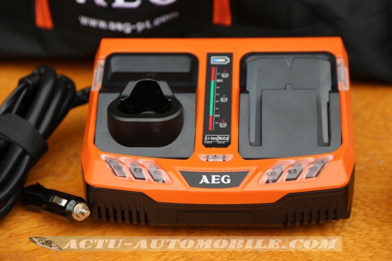 Test scie circulaire AEG BKS 18 BL