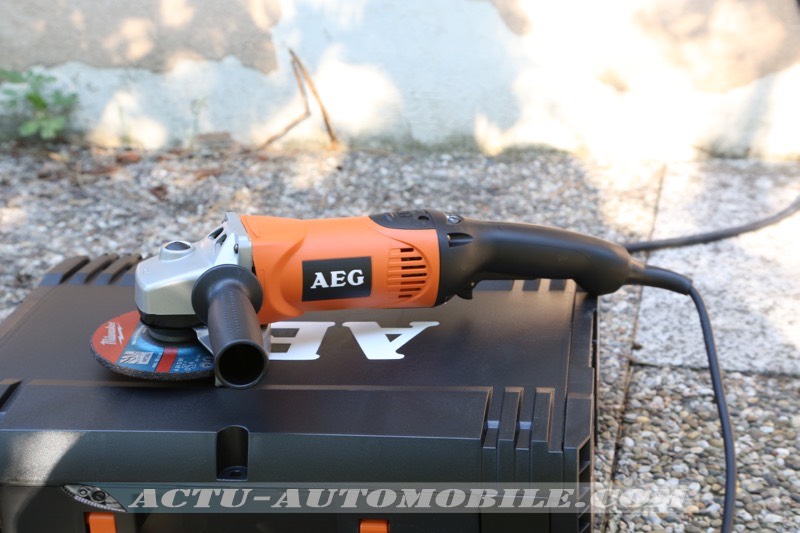Test meuleuse AEG Powertools