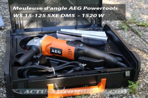 Test meuleuse AEG Powertools