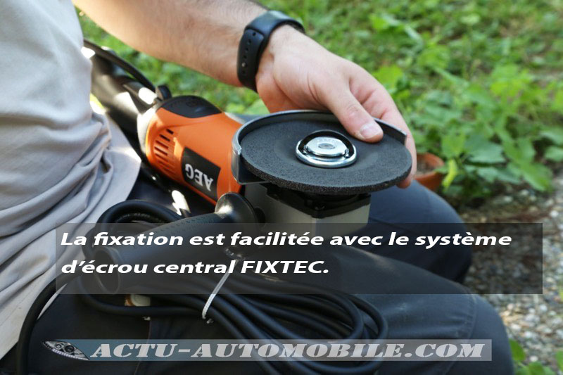 Test meuleuse AEG Powertools