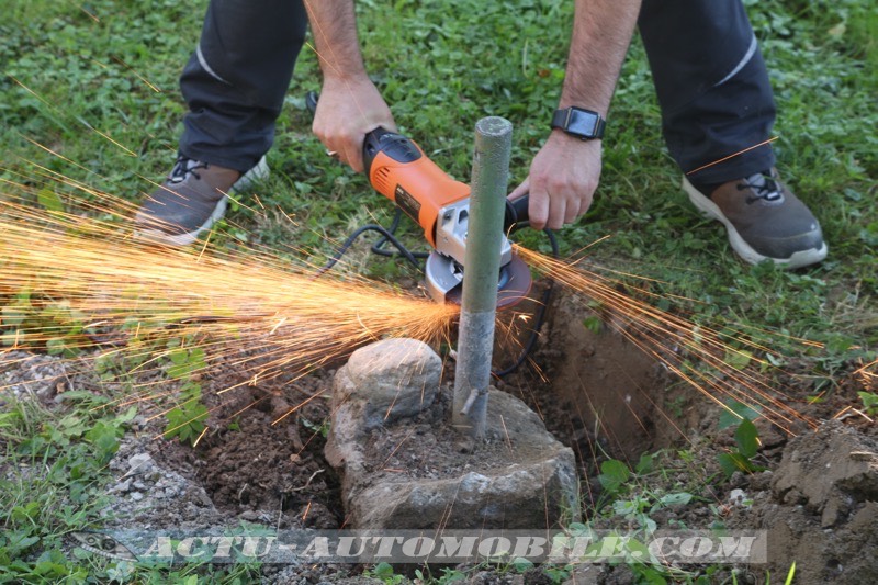 Test meuleuse AEG Powertools