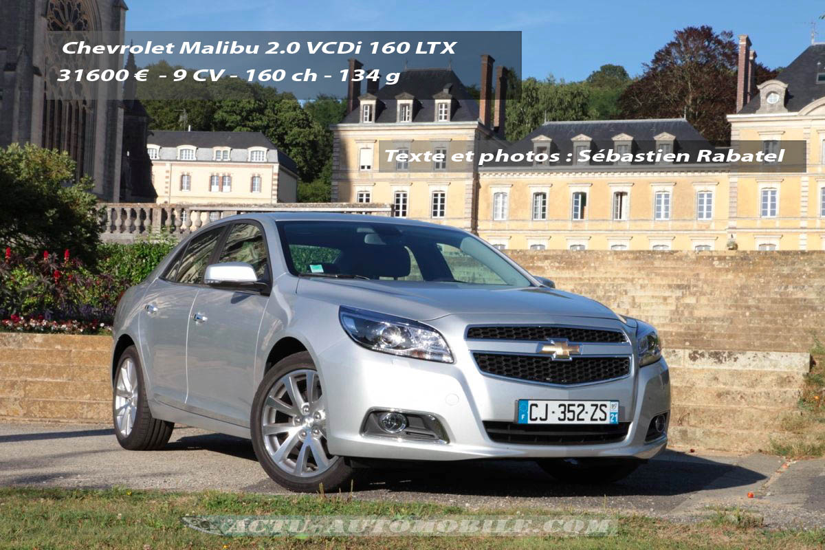 Essai Chevrolet Malibu 2.0 VCDi 160 LTZ conclusion