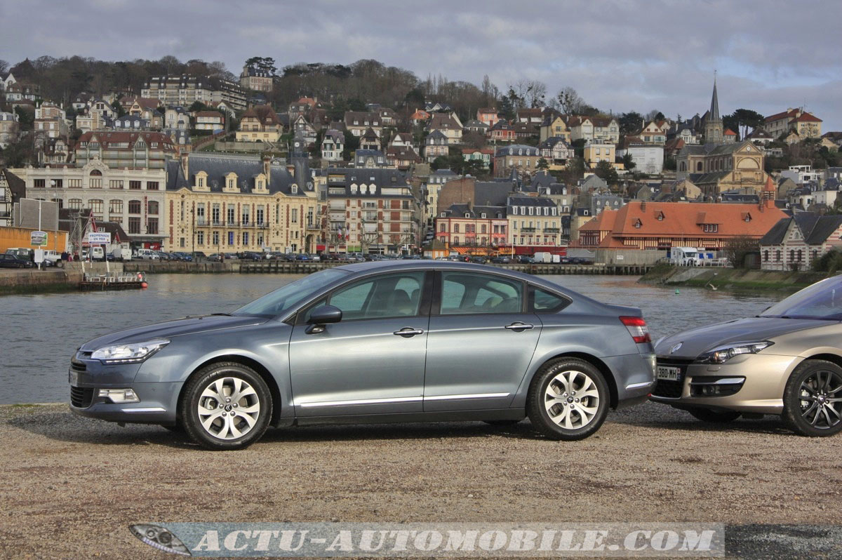 Essai comparatif Peugeot 508, Citroën C5, Renault Laguna