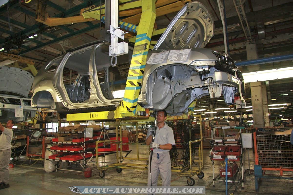 Visite de l usine Dacia  la fabrication du Duster