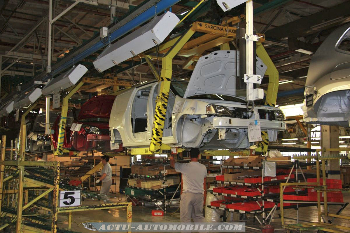 Visite de l usine Dacia  la fabrication du Duster