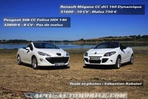 Match 308 CC Mégane CC