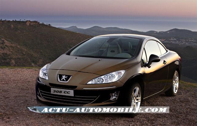 Peugeot 308 CC restylée