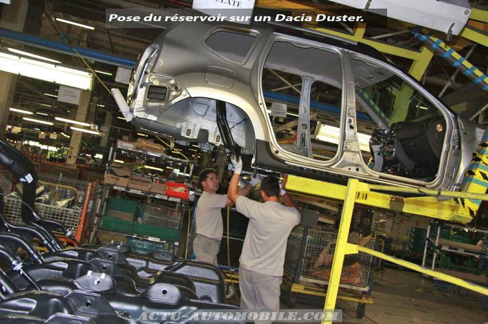 Usine Dacia en Roumanie