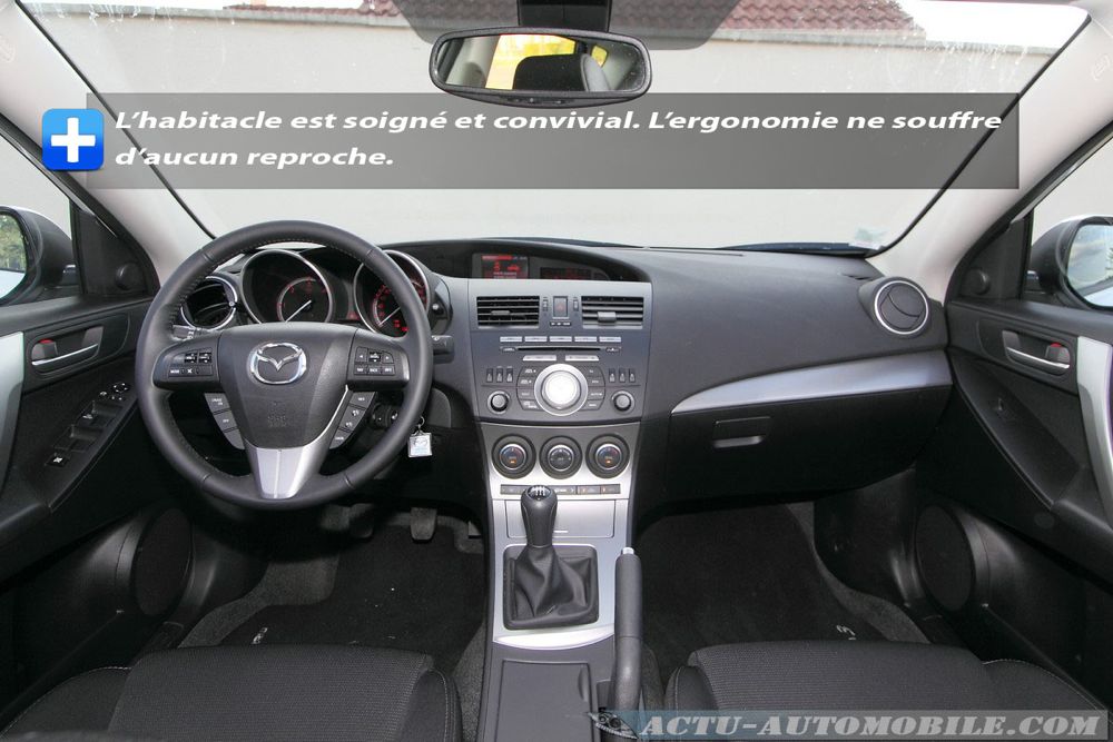Essai Mazda 3 1.6 MZCD 115 Sport