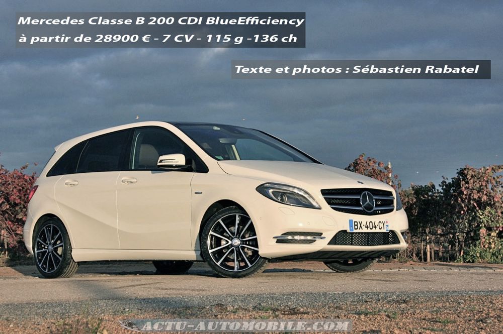 Mercedes Classe B 200 CDI BlueEfficiency