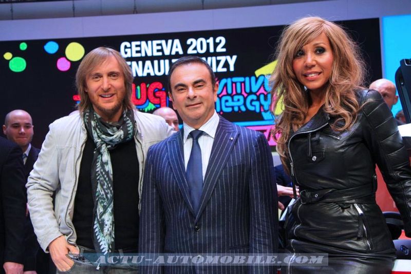 David et Cathy Guetta, égéries du Renault Twizy 