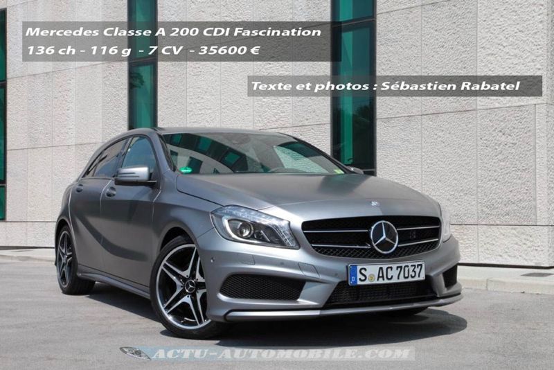 Mercedes Classe A 200 CDI DCT & 250 Sport