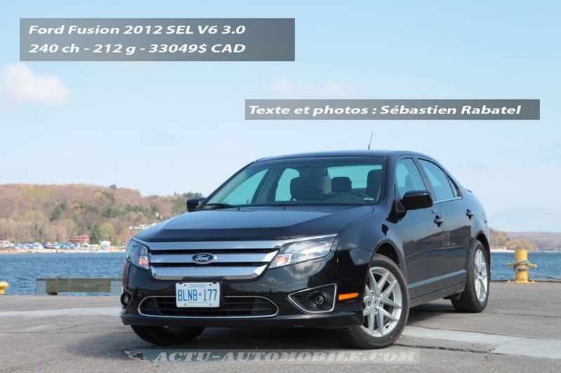 Ford Fusion SEL 3.0 V6