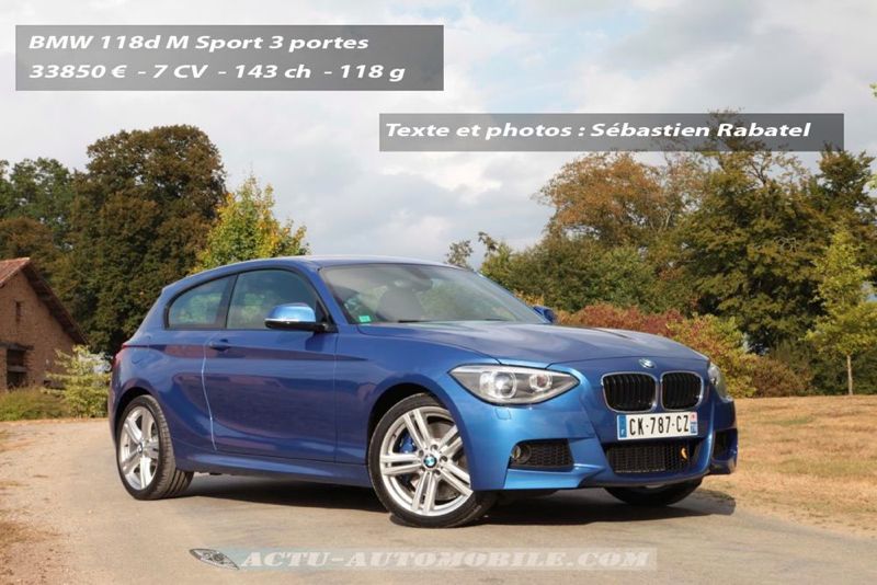 BMW Série 1 M Sport 118d 3 portes