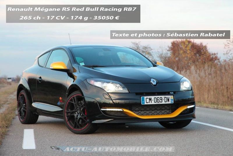 Renault Mégane RS Red Bull Racing RB7