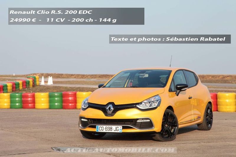 nouvelle Renault Clio RS 200 EDC